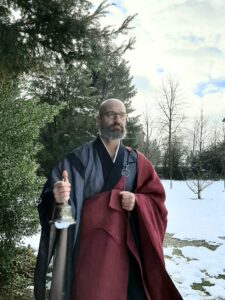 Abbot reding (zen monk in switzerland) buddhist funeral orator