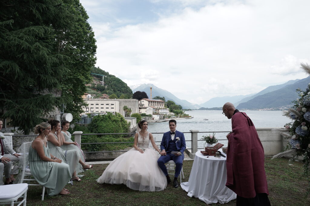 Lake Como Wedding Speaker Zen Monk Marcel Reding at the Palazzo Gallio in Italy