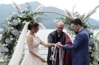 Lake Como Wedding Speaker Zen Monk Marcel Reding at the Palazzo Gallio in Italy
