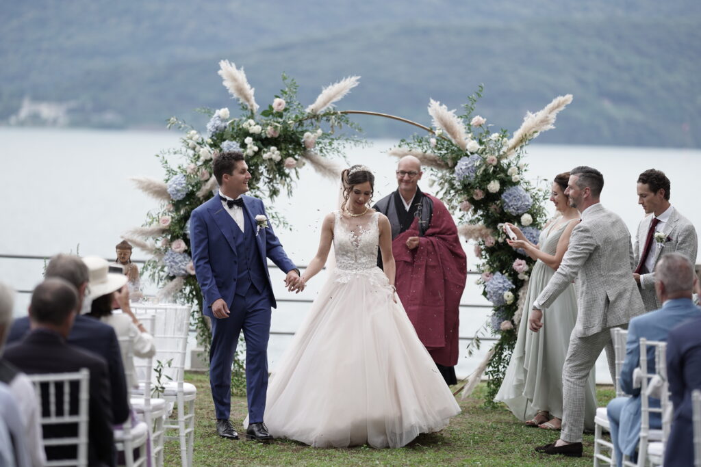 Lake Como Wedding Speaker Zen Monk Marcel Reding at the Palazzo Gallio in Italy