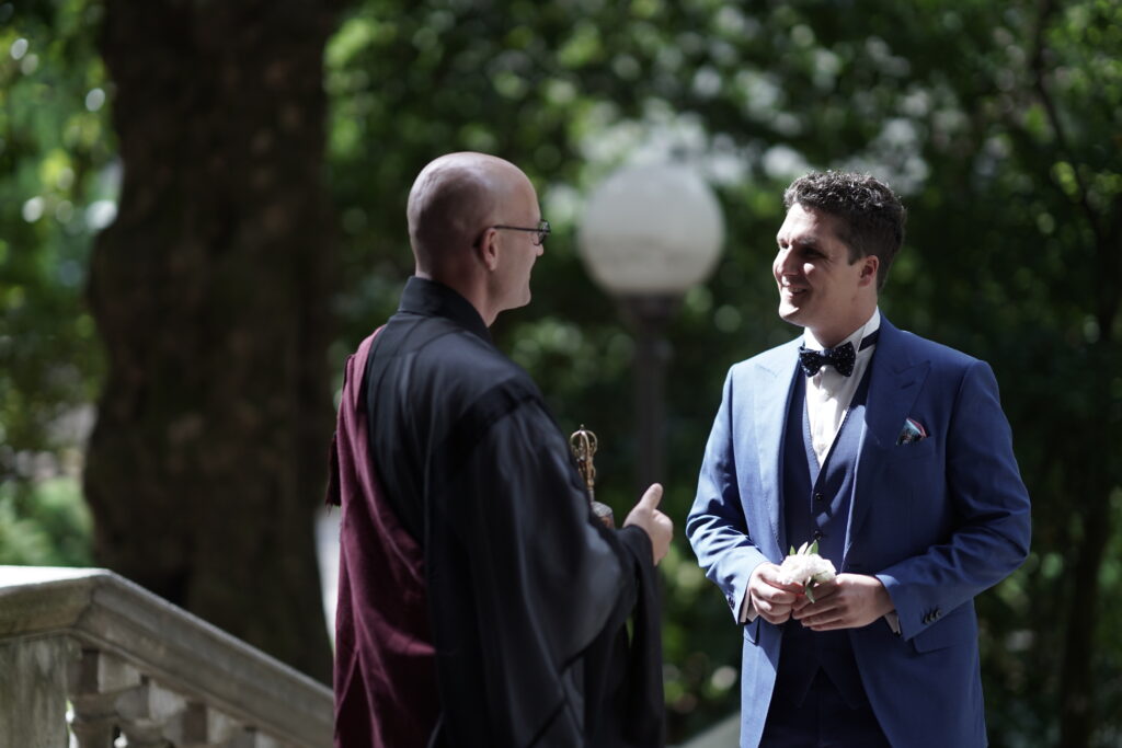 für ihre Hochzeit am Comer See im Palazzo Gallio