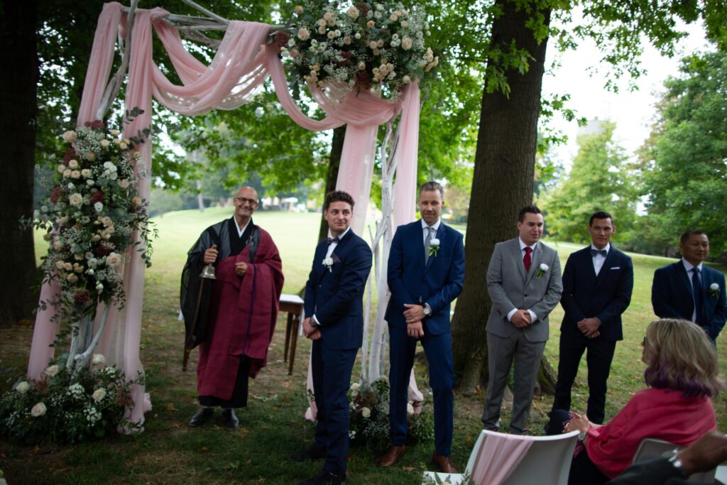 Wedding in italy with abbot reding