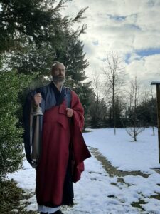 Abbot reding swiss zen monk from the honora zen monastery is your funeral orator