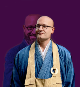 Master of Ceremonies - Abbot Reding, zen monk from the Honora zen monastery in Switzerland